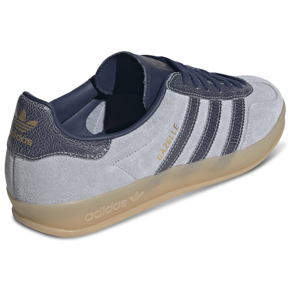 adidas Originals Gazelle - Men's - Halo Silver/Night Indigo/Gum - Image 3