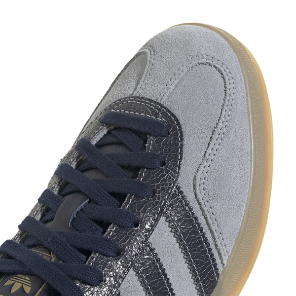 adidas Originals Gazelle - Men's - Halo Silver/Night Indigo/Gum - Image 6