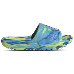 adidas Adilette Lumia - Boys' Preschool - Solar Slime/Lucid Aquamarine/Team Royal Blue
