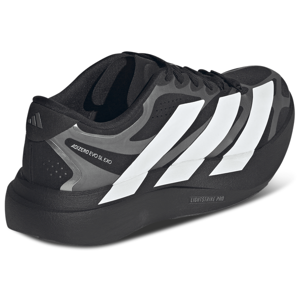 adidas adizero Evo SL Exo - Women's - Core Black/Footwear White/Iron Met - Image 3