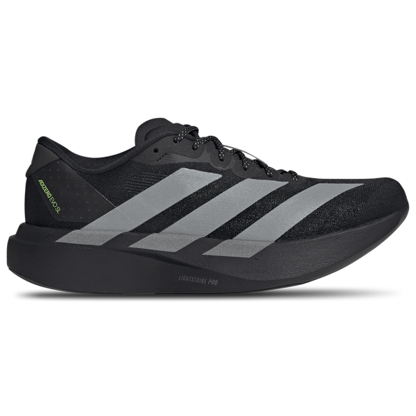 adidas Adizero Evo SL - Men's - Silver Metallic/Signal Green/Black