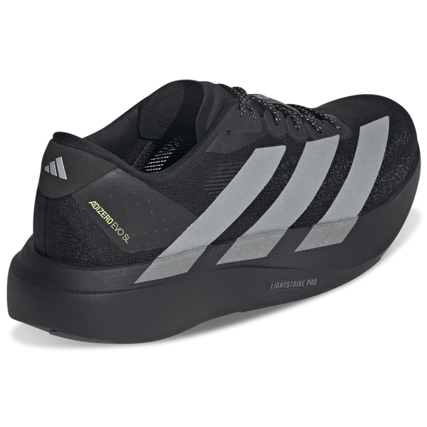 adidas Adizero Evo SL - Men's - Silver Metallic/Signal Green/Black - Image 3