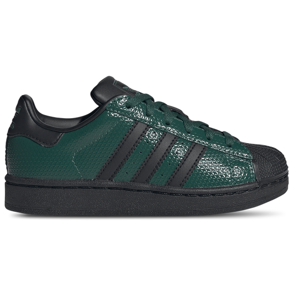adidas Originals Superstar - Boys' Preschool - Collegiate Green/Core Black/Collegiate Green