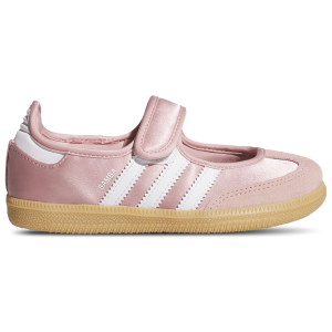 adidas Samba Jane Satin - Girls' Preschool - Wonder Mauve/Footwear White/Gum