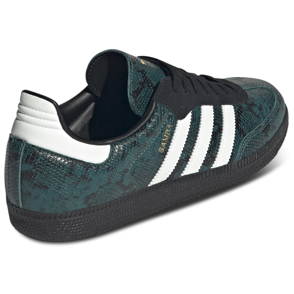 adidas Samba OG - Men's - Core Black/Off White/Rich Green - Image 3