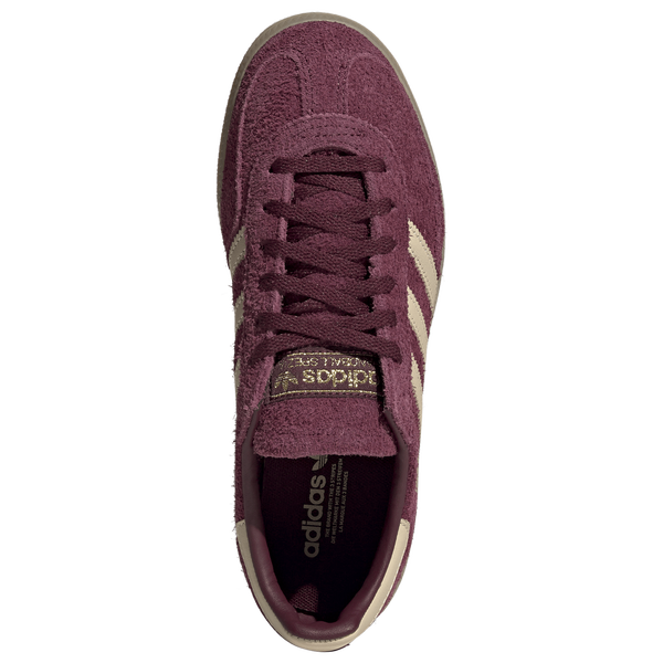 adidas Originals Handball Spezial - Women's - Maroon/Gold Met/Warm Vanilla - Image 4