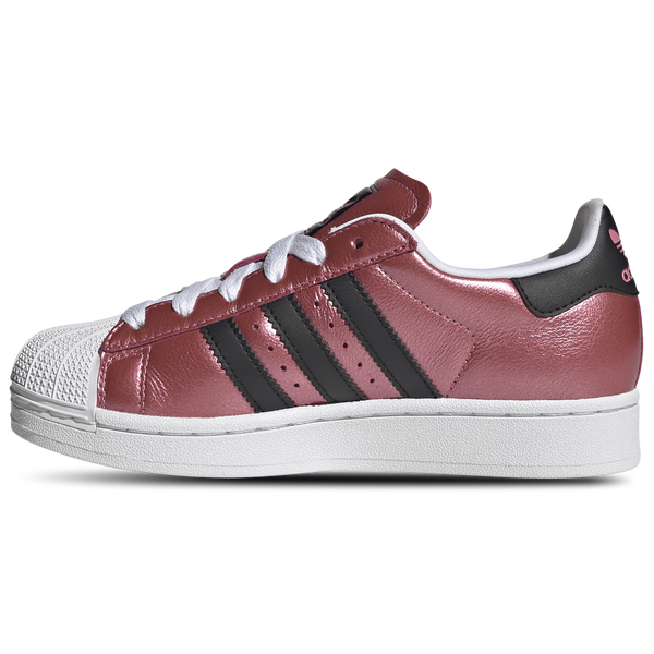 adidas Originals Superstar - Girls' Grade School - Pink Fusion/Footwear White/Core Black - Image 2