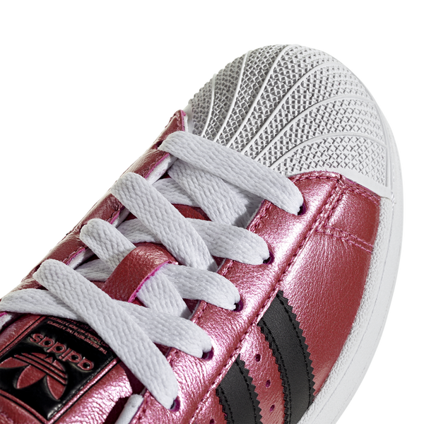 adidas Originals Superstar - Girls' Grade School - Pink Fusion/Footwear White/Core Black - Image 7