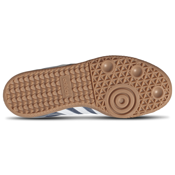 adidas Originals Samba - Girls' Grade School - Metallic Blue/Footwear White - Image 5