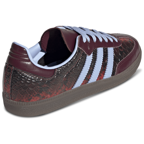 adidas Originals Samba OG - Women's - Blue Dawn/Gold Metallic/Maroon - Image 3