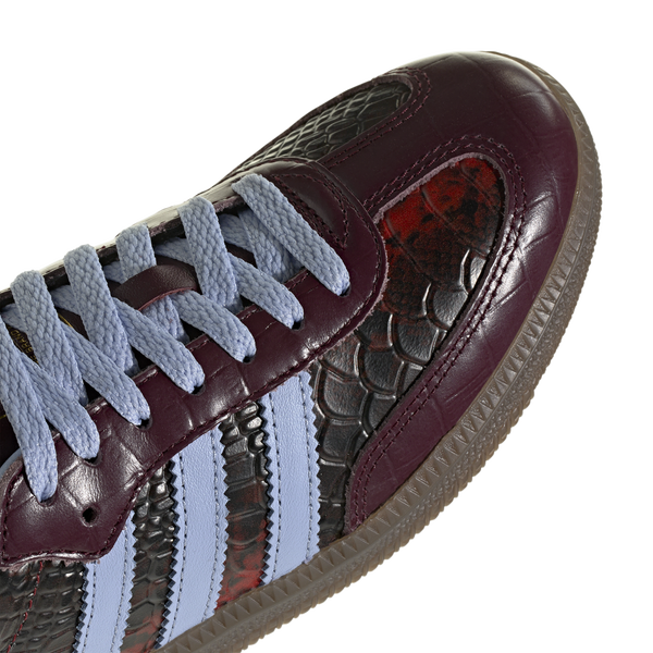 adidas Originals Samba OG - Women's - Blue Dawn/Gold Metallic/Maroon - Image 7