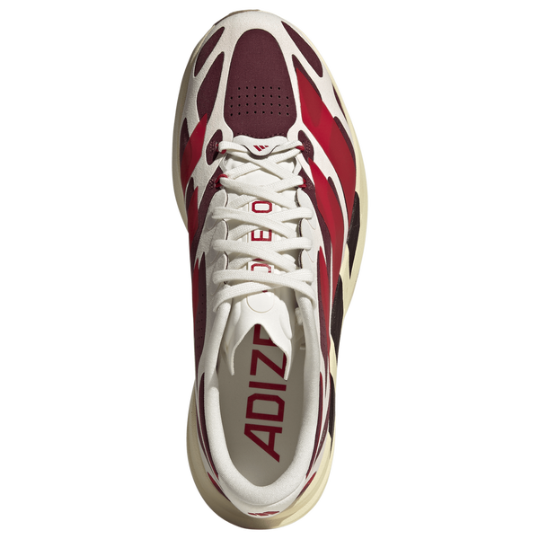 adidas adizero Evo SL Exo Suede - Men's - Off White/Better Scarlet/Maroon - Image 4