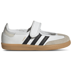 adidas Originals Samba Jane - Girls' Preschool - Core Black/Gum/Footwear White