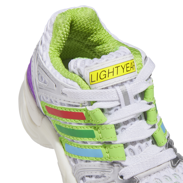 adidas Originals Control 5 - Boys' Toddler - Silver Mtlc/Solar Slime/Ftwr White - Image 7