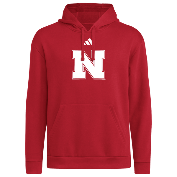 adidas College Logo Hoodie - Men's - Red