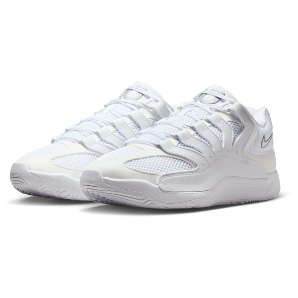 Nike KD 18 - Men's - White/White - Image 6