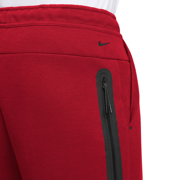 Nike Tech Fleece Shorts - Men's - Gym Red/Black - Image 4