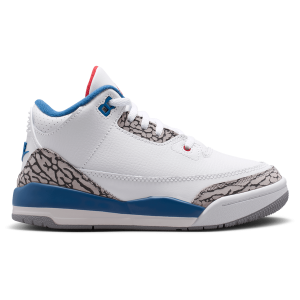 Jordan Retro 3 - Boys' Preschool - White/Red/Gray