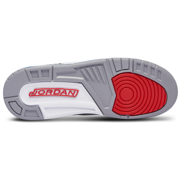 Jordan Retro 3 - Boys' Grade School - White/Varsity Red/True Blue - Image 6