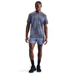 Nike Dri-FIT Stride 5" BF Shorts - Men's - Black/Reflective Silver/World Indigo