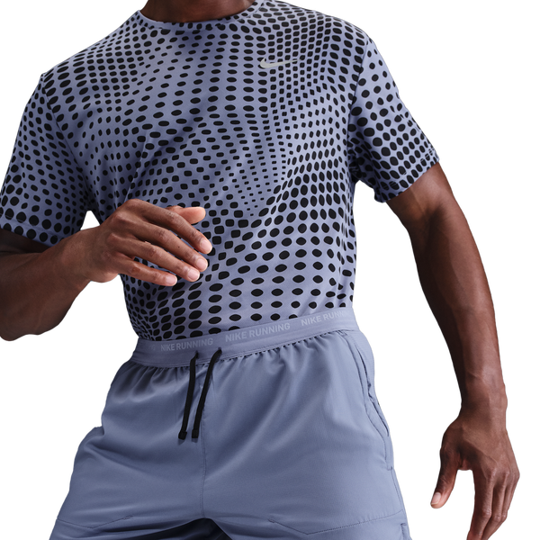 Nike Dri-FIT Stride 5" BF Shorts - Men's - Black/Reflective Silver/World Indigo - Image 3