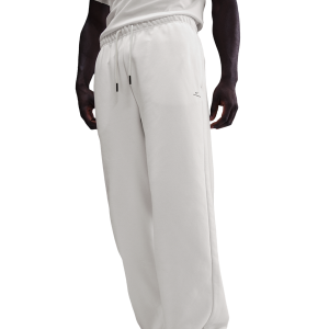 Nike Standard Issue Brushed Open Hem Pants - Men's - Black/Sail