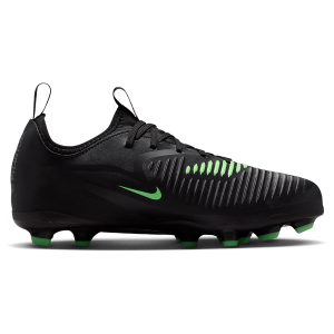 Nike Phantom 6 Low Academy FG/MG - Boys' Grade School - Black/Illusion Green/Black