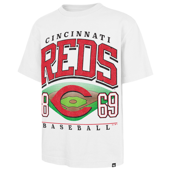 47 Brand Reds Foundational T-Shirt - Men's - White