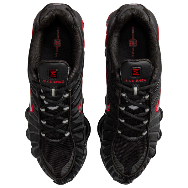 Nike Shox TL - Men's - Black/University Red/Metallic Silver - Image 4