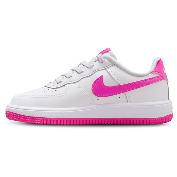 Nike Air Force 1 Low EasyOn - Boys' Preschool - White/Laser Fuchsia - Image 2