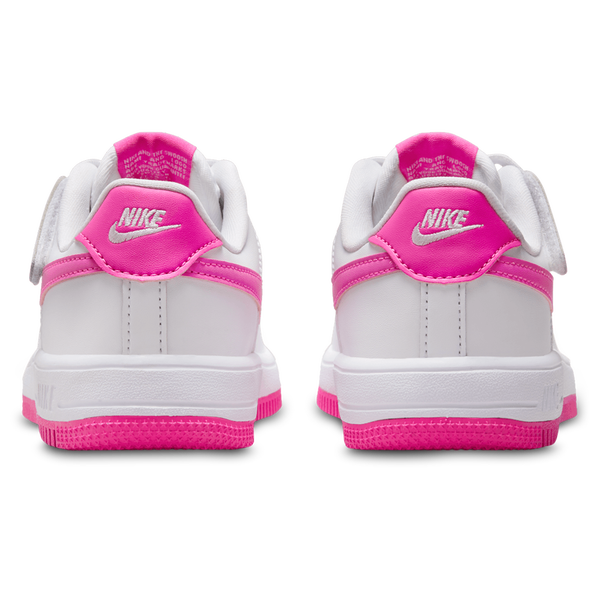 Nike Air Force 1 Low EasyOn - Boys' Preschool - White/Laser Fuchsia - Image 3