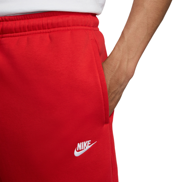 Nike Club Joggers - Men's - University Red/White - Image 3