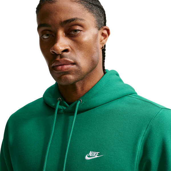 Nike Club BB Pull Over Hoodie - Men's - Malachite/White/Malachite - Image 5