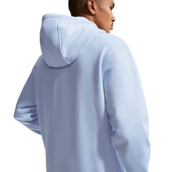Nike Club BB Pull Over Hoodie - Men's - Hydrogen Blue/Hydrogen Blue/White - Image 4