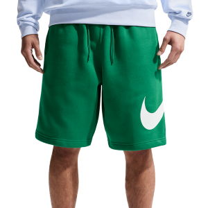 Nike Solo Swoosh Fleece Shorts - Men's - Malachite/White/Malachite