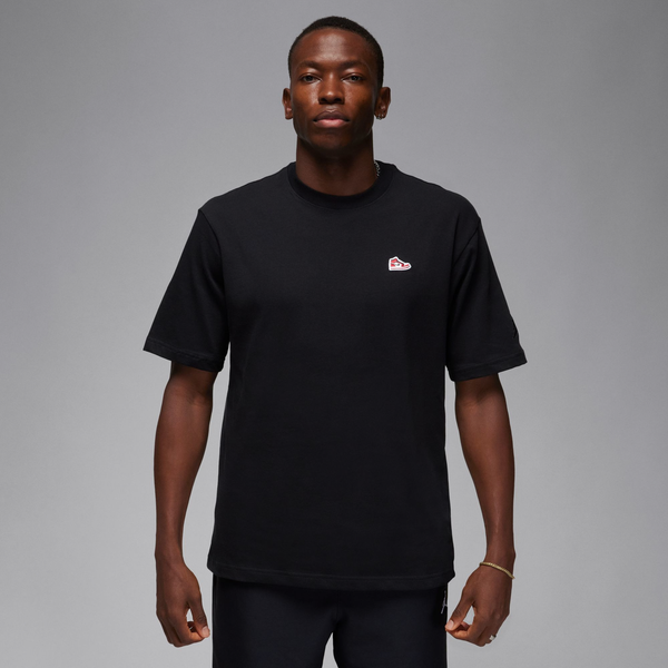 Jordan Sneaker Pitch Short Sleeve Crew - Men's - Black/Red