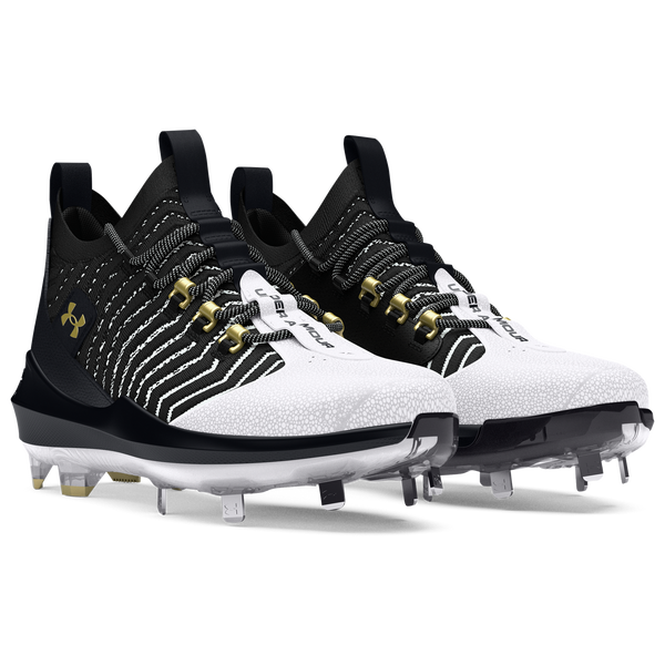 Under Armour Harper 9 Pro ST - Men's - Black/Black/Metallic Gold - Image 3