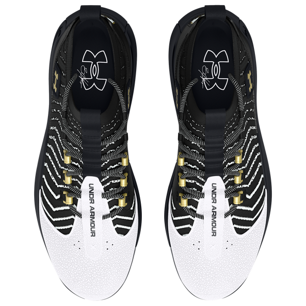 Under Armour Harper 9 Pro ST - Men's - Black/Black/Metallic Gold - Image 4