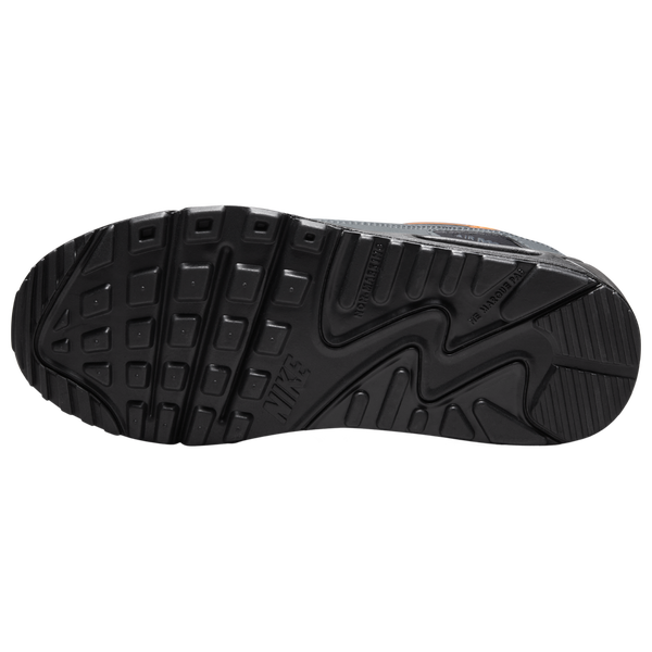 Nike Air Max 90 NN - Boys' Grade School - Black/Smoke Grey/Bright Mandarin - Image 6