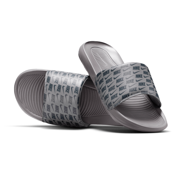 Nike Victori One Slides - Men's - Pencil Point/Anthracite - Image 6