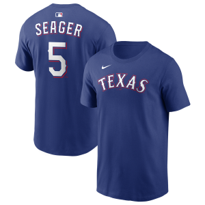 Nike Rangers Name & Number T-Shirt - Men's - Blue