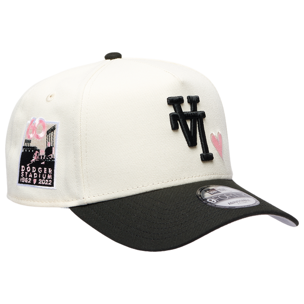 New Era 940AF MLB UPSD Heart Cap - Adult - White/Black - Image 3