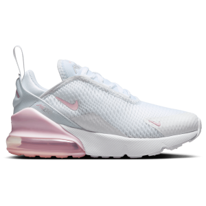 Nike Air Max 270 - Boys' Preschool - White/Pink Foam/Lt Smoke Grey