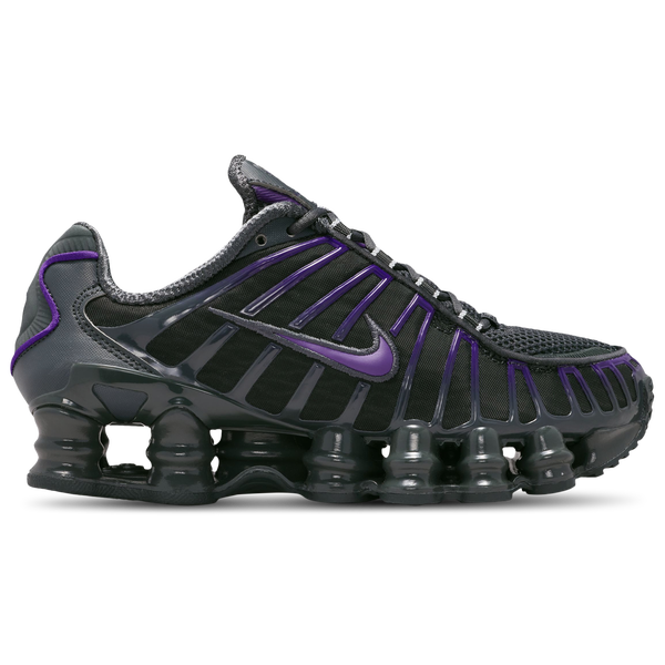 Nike Shox TL - Girls' Grade School - Smoke Grey/Court Purple