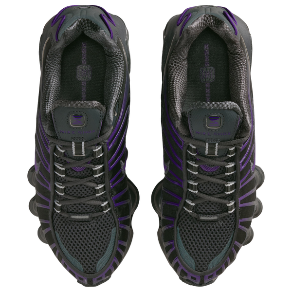 Nike Shox TL - Girls' Grade School - Smoke Grey/Court Purple - Image 4