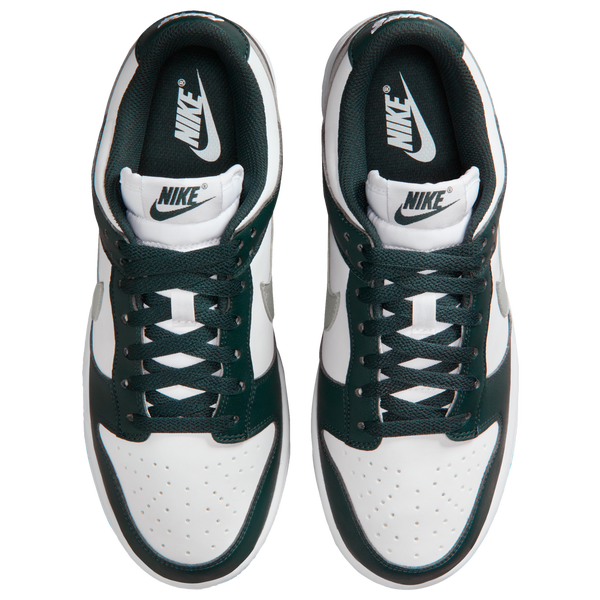 Nike Dunk Low - Women's - Mtlc Silver/Seaweed/White - Image 4