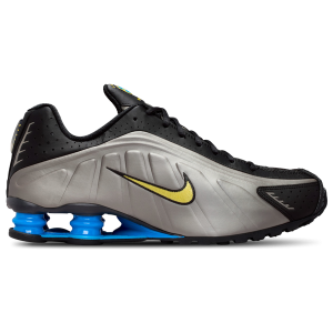 Nike Shox R4 Brazil - Men's - Silver/Black/Blue