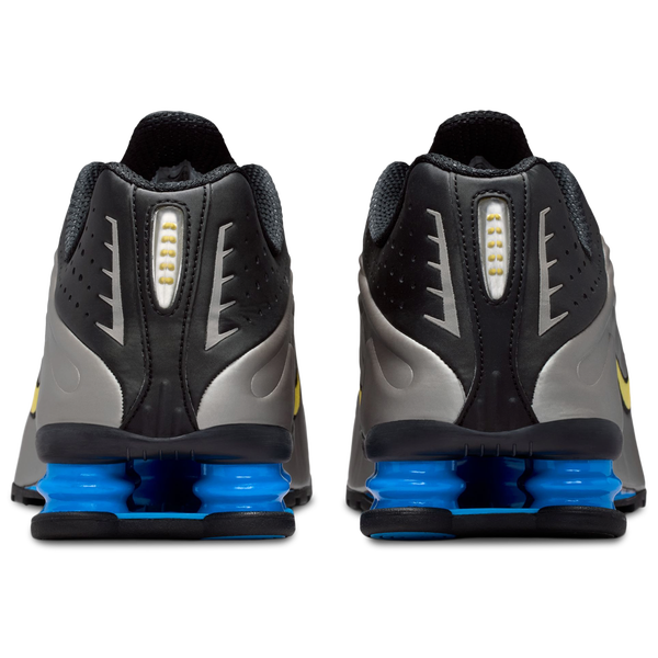 Nike Shox R4 Brazil - Men's - Silver/Black/Blue - Image 3