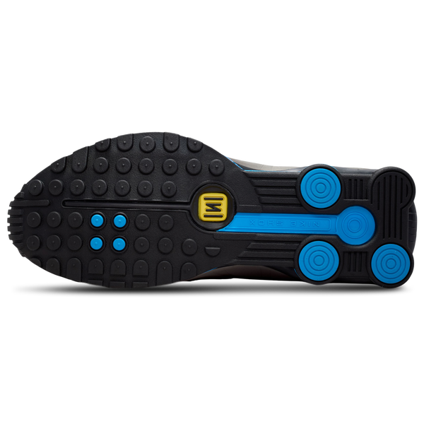 Nike Shox R4 Brazil - Men's - Silver/Black/Blue - Image 5