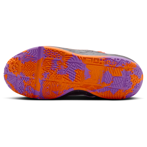 Nike Team Hustle D 12 SE - Boys' Grade School - Bright Violet/Black/Total Orange - Image 5
